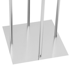 Elegant Wedding Crystal Flower/Cake Pedestal Stands, 61″ (2-Pack) – Party Decor