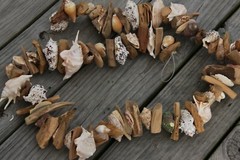 Beach Wedding Natural Ocean Decor Driftwood Garland, Handcrafted, 5 feet, Nordic