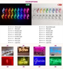 Custom Neon name Sign Wedding signs for Wall Decor Birthday Party Decorations