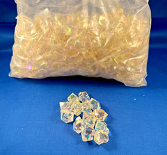Acrylic Clear Ice Rocks Vase Fillers Artificial 300+ Ice Cubes Fake Diamonds