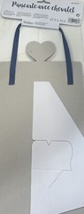 Elegant Navy Bride Easel Hanging Sign – 11.25″ x 14″ (1 Pc.) Foil