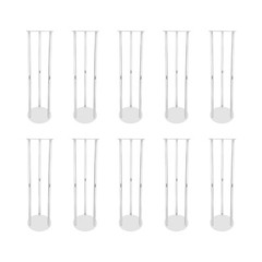 10pcs 80cm Acrylic Artificial Flower Vase Stand Wedding Centerpieces Decoration