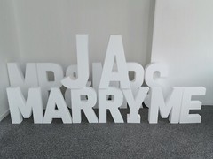 MARRY ME Letters 70x10cm Wedding Decoration Event Marriage Proposal Decoration