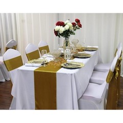 Blush Pink Satin Chair Sashes 50pcs Wedding Party Bows Decorations Reusable New