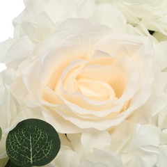 12pcs 3D Flower Wall Panel Artificial Flower Wall Background Silk Rose Wedding