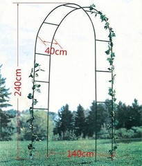 7.9ft Metal Army Green Wedding Party Prom Garden Floral Decoration Arbor Arch