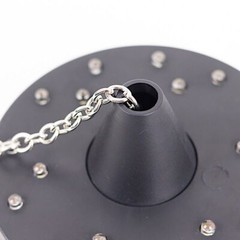 Black Heavy Duty DISCO BALL Rotating Motor 18 LED Lights Party Events Supplies