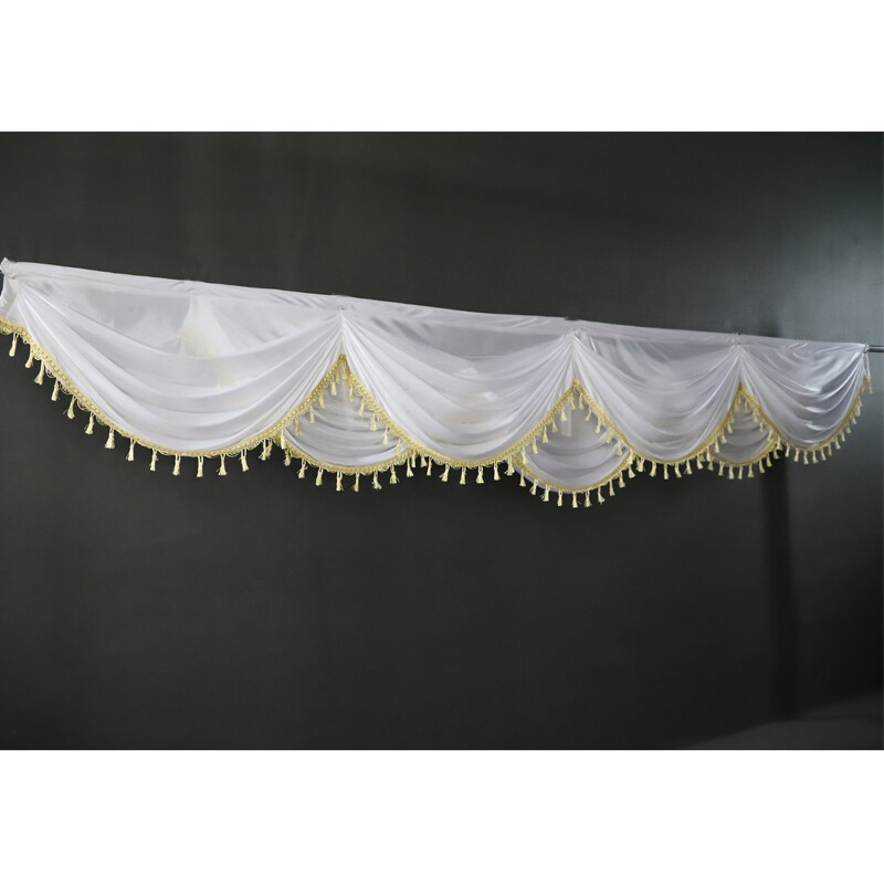 3/6M Faux Silk Drape Swag Decor Event Party Wedding Backdrop Curtain W/Tassel