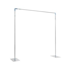 10ft x 10ft Backdrop Stand Pipe Kit Heavy Duty Wedding Back Adjustable Stand