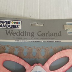 2 Nos 12ft Paper Fantasies Pink Bell Wedding Garland