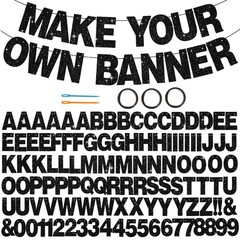 BEISHIDA 116 PCS A-Z DIY Letter Banner Kit Make Your Own Banner Including 111…