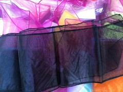 Lot of 10 Organza Sheer Chair Sashes/Runners/Ribbons/Bows for Party Brand New