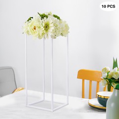 23.6in 10Pcs Tall Gold Metal Flower Stand for Wedding Table Centerpieces Decor