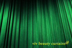 THEATER/STAGE Green Vintage Classic Velvet Curtain Drape 12ft H Sound Proof