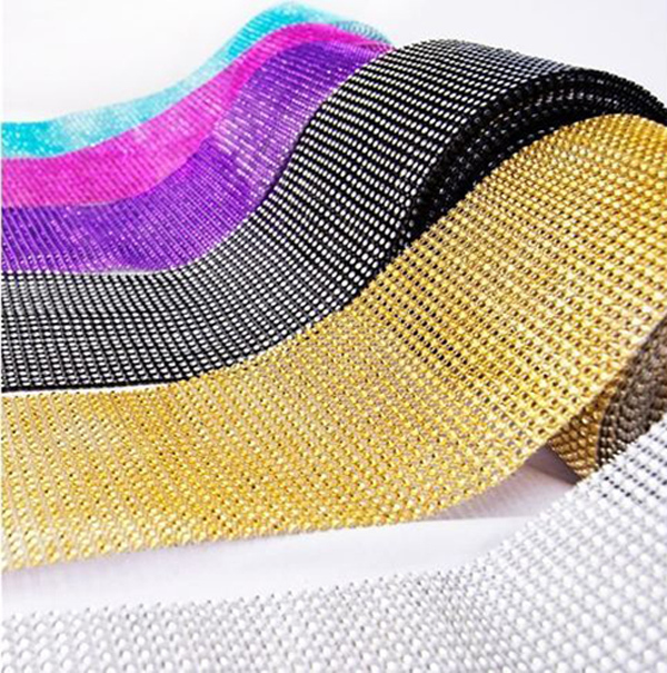 4.75″x10 Yards DIAMOND MESH WRAP ROLL SPARKLE RHINESTONE Crystal Ribbon