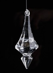 50 Pcs 1 3/4″ Acrylic Crystal Bead Pendant Drops Wedding Decorations Chandelier