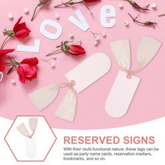 10 Pcs Wedding Seating Labels Reserved Signs Place Cards for Reception