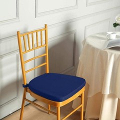 Navy Blue POLYESTER CUSHION for CHIAVARI CHAIR Wedding Ceremony Decoration