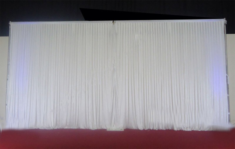 19.6×9.8ft White Backdrop Drape Curtain Wedding Ceremony Party Home Window Decor
