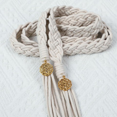 Ivory Handfasting Cord for Weddings, Rustic Lasso for Traditional Ceremonies