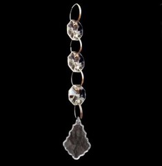 50/100Pcs Wedding Acrylic Garland Diamond Crystal Bead Chandelier Hanging Decor