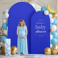 Royal Blue Arch Backdrop Covers – 7.2FT, 6FT Spandex Fitted Wedding Arch Stan…