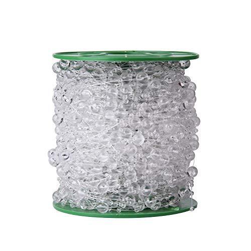 200 Feet Roll Clear Crystal Acrylic Party Garland Centerpiece Bridal Bouquet