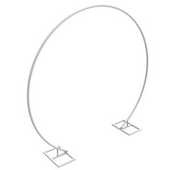 XXL Round Metal Wedding Arch Frame Garden Arbor Flowers Balloon Backdrop Stand
