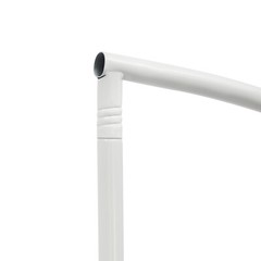 Set Of 2 White Metal Wedding Arch Stands Carbon Steel Backdrop 1.4m