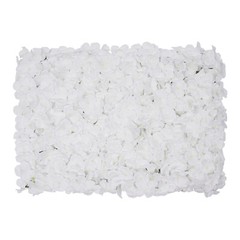 20Pcs Flower Panel White Artificial Flower Wall Panel Flower Backdrop Wall Decor