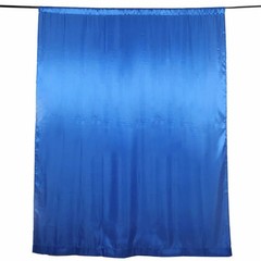8×10 ft ROYAL BLUE Satin CURTAIN Wedding Photography Backdrop Panel Party