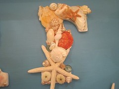 Beach Decor “Surf Gypsy” Shell Letters – Seashell letters – Beach Sign