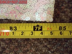 Love Iridescent White Sequin Backdrop Photo Backdrop, Size 4ftx7ft B08Y7YT28L