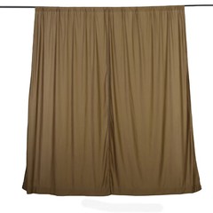 TAUPE 10 x 10 ft Polyester BACKDROP CURTAINS Drapes Panels Home Decorations