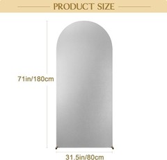 Arch Cover Backdrop Cover 1 Pieces Elastic for Wedding Birthday Photo Background