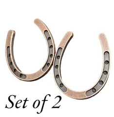 HORSESHOES SET OF 2- Western wedding party favor, Cowboy Wedding Decor, Crafts,