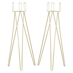 2pcs Flower Plant Stand Display 3.4ft Tall Flower Pot Holder Rack For Decor USA