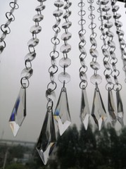20Pcs Acrylic Beads Garland Chandelier Hanging Wedding 50CM Party Decortion
