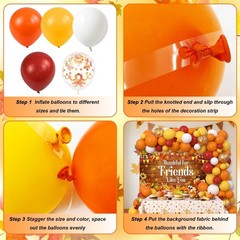 Happy Friendsgiving Party Decorations, Thanksgiving Harvest Balloons Garland …
