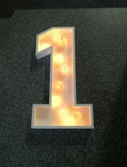 Fillable Number for Filling Balloon 80x10cm Balloon Stand Mosaic Frame Light Chain