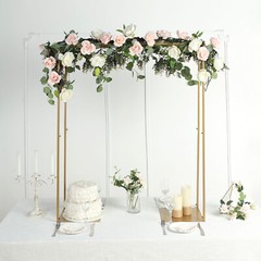 GOLD 48″ Adjustable Over The Table Rod STAND METAL ARCH Party Events Supplies