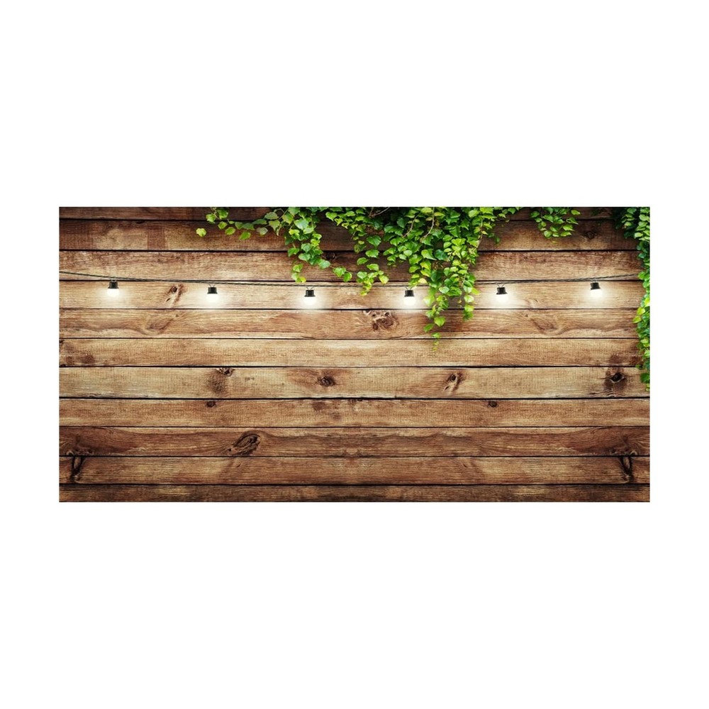 CSFOTO 20x10ft Rustic Background for Photography Green Leaves Woodlands Photo…