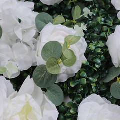 24″ X 16″ Artificial flower panels Floral Backdrop Silk Rose Wall Home Decor