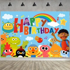 Super Simple Songs Birthday Party Decoration,Super Songs Party Photo Backgrou…