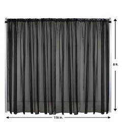Your Chair Covers – Voile Sheer Drape, Bridal Curtain Backdrop for Wedding