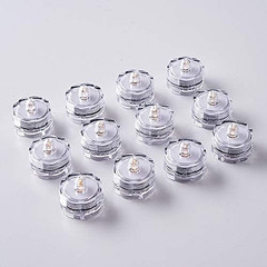12 Pcs Warm White LED Small Submersible Lights – for Vases Wedding Party Events