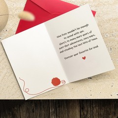 Funny Anniversary Cards Gifts for Husband Wife, Romantic Cats Anniversary Car…