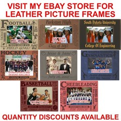 Personalized Leather Picture Frame 4×6 5×7 8×10 Custom Wedding Couple Party Gift