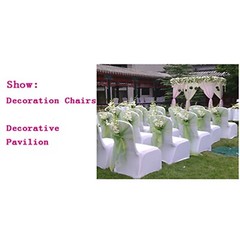 32.8 Yards Bridal Wedding Draping Decoration Glass Yarn 59” Wide White/Golden