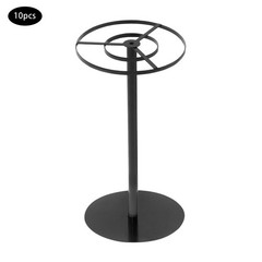 Black 10Pcs Wedding Flower Stands 40cm Flower Stand Wedding Table Centerpieces